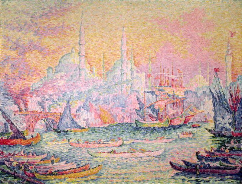 Paul Signac Istanbul Norge oil painting art